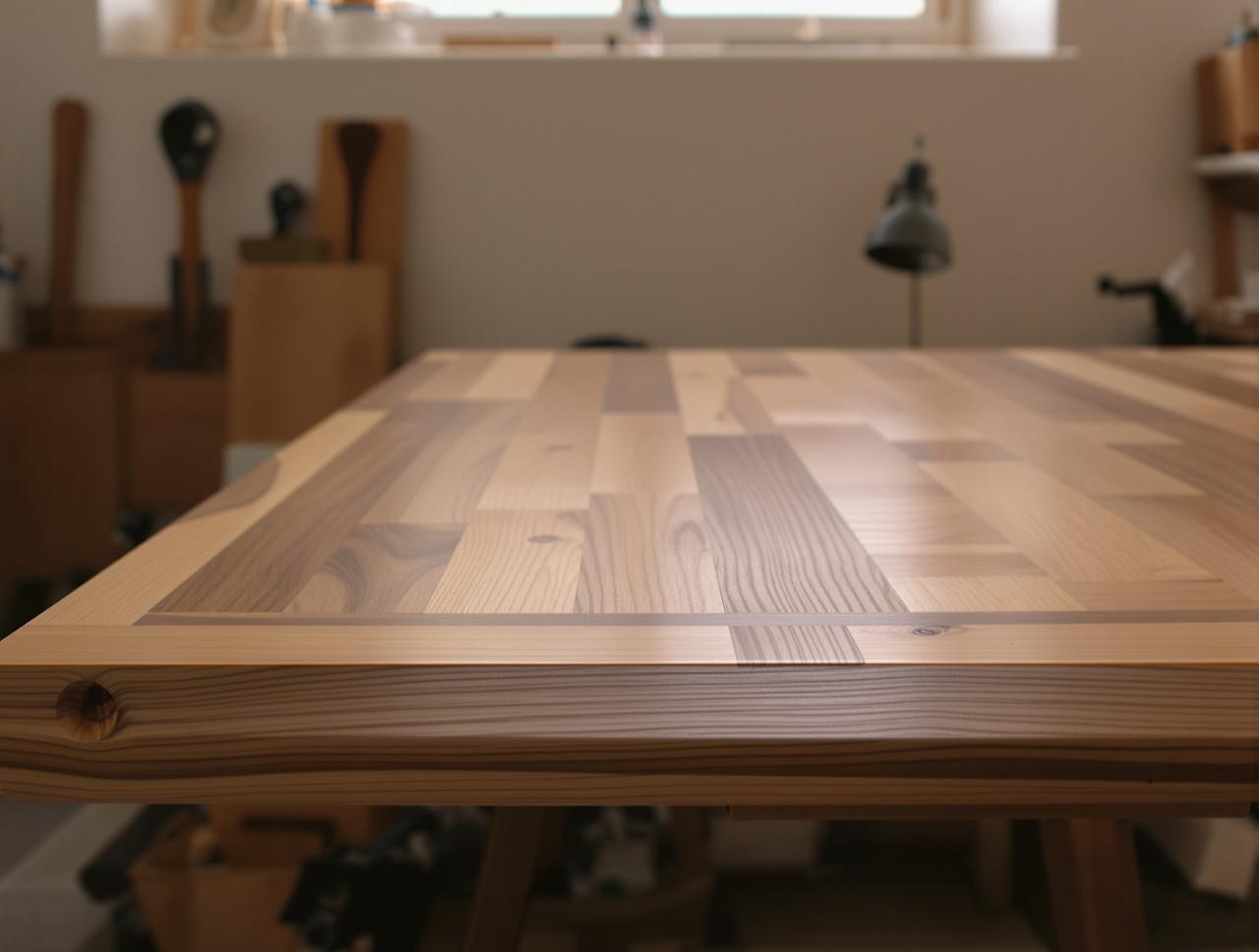 实木书桌 · 隼卯榫结构无钉工艺